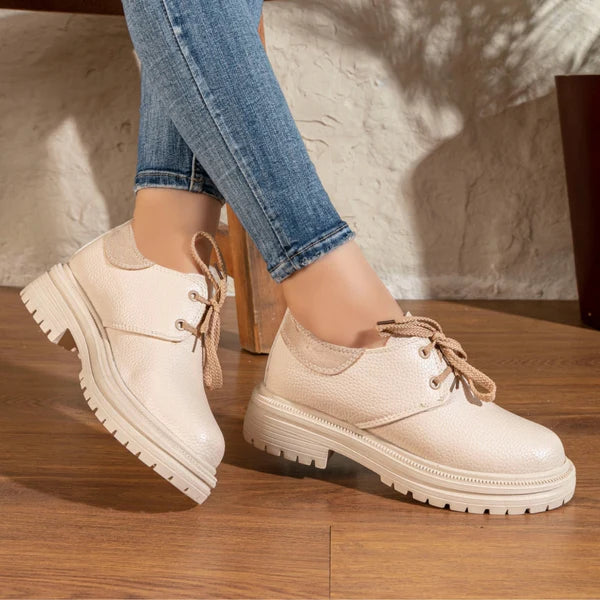 Chunky Sneaker Boots | beige- Model 210