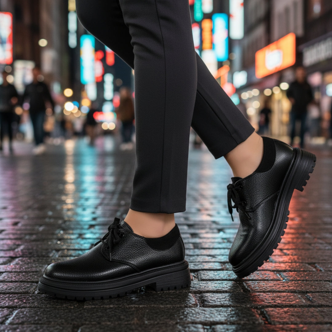 Chunky Sneaker Boots | Black - Model 210