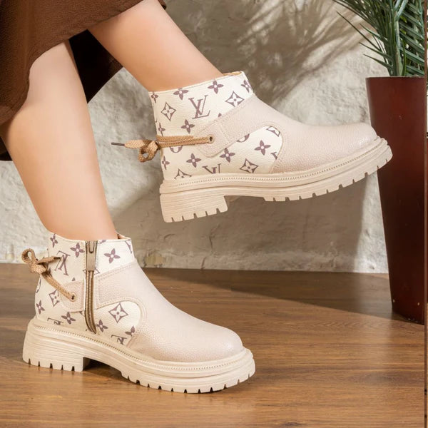 LV Boot | beige- Model 203